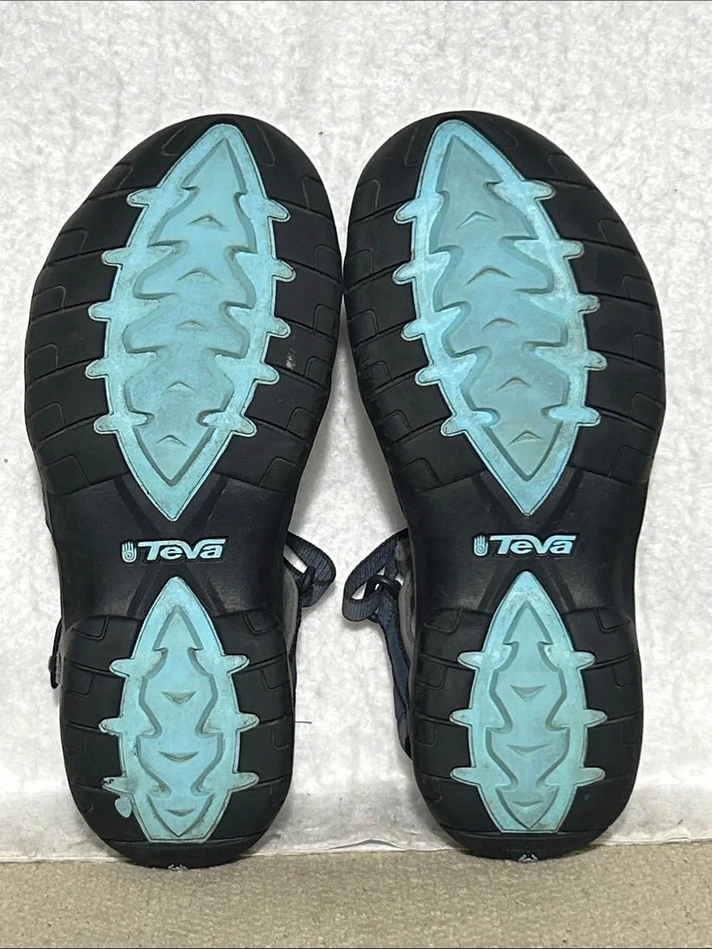 Teva Womens Blue Tirra Strap Athletic Sports Hiking Sandals Shoes SZ US 7